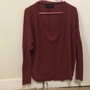 Long sleeve v neck